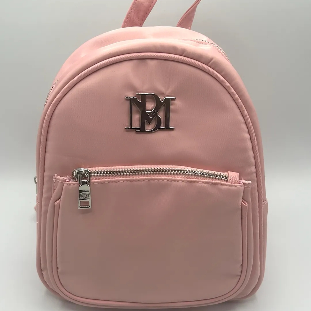 Badgley Mischka Pastel Pink Mini Backpack